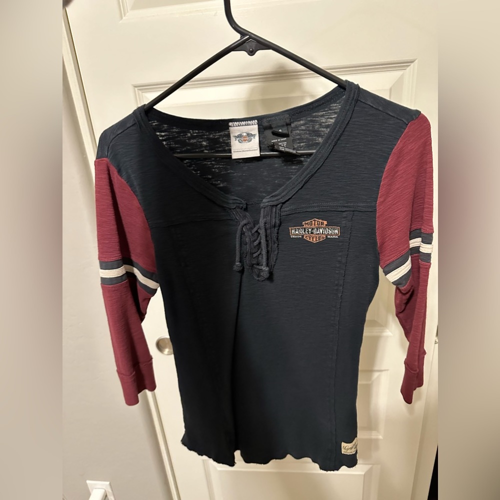 Women’s Harley Davidson Long Sleeve Shirt Size S